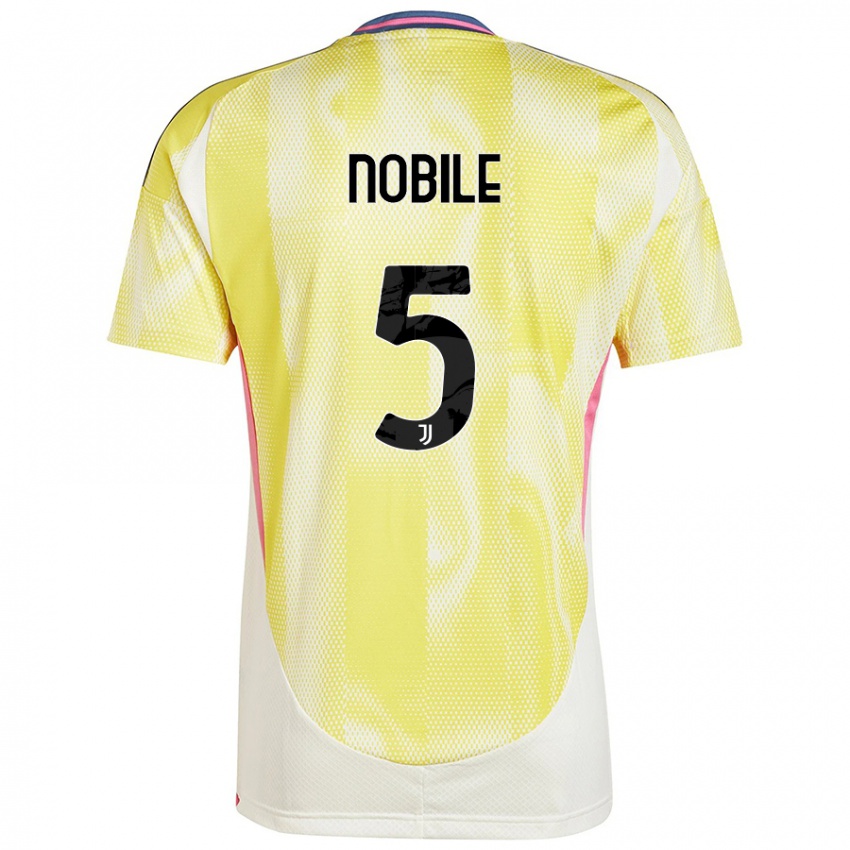 Niño Camiseta Riccardo Nobile #5 Amarillo Solar 2ª Equipación 2024/25 La Camisa Perú