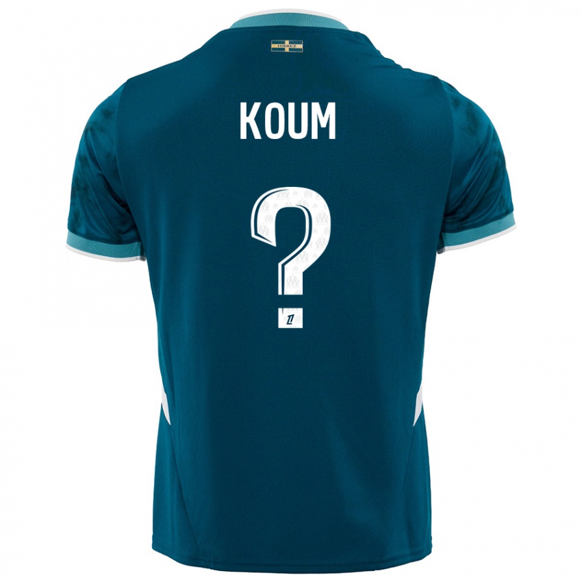 Niño Camiseta Alexi Koum #0 Azul Turquesa 2ª Equipación 2024/25 La Camisa Perú