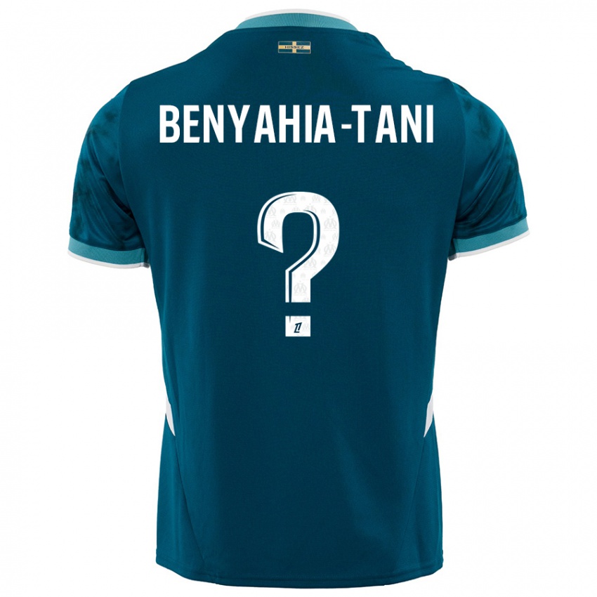 Niño Camiseta Aylan Benyahia-Tani #0 Azul Turquesa 2ª Equipación 2024/25 La Camisa Perú