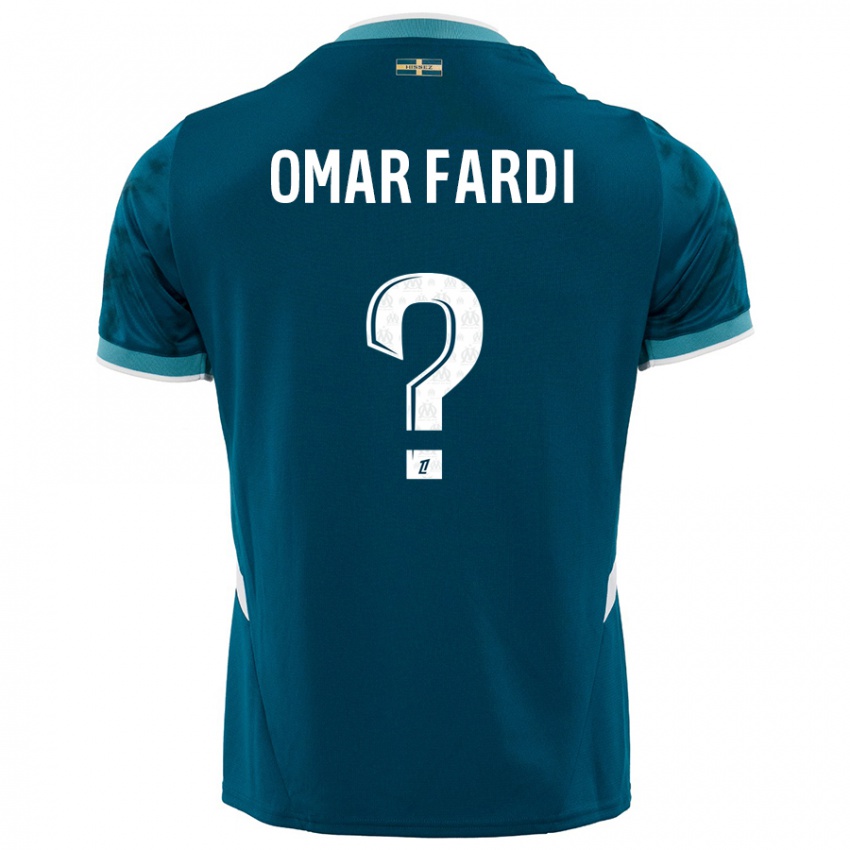 Niño Camiseta El Omar Fardi #0 Azul Turquesa 2ª Equipación 2024/25 La Camisa Perú