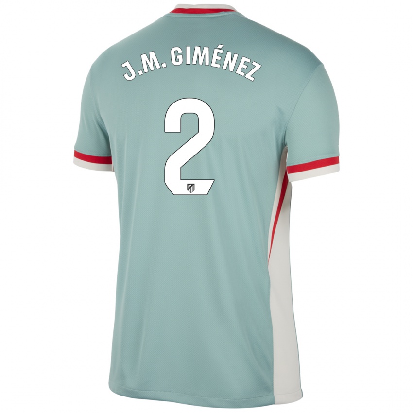 Niño Camiseta José María Giménez #2 Beige Claro Azul 2ª Equipación 2024/25 La Camisa Perú