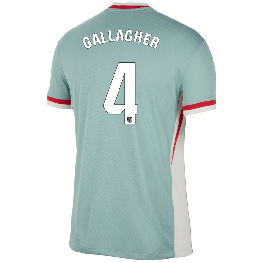 Niño Camiseta Conor Gallagher #4 Beige Claro Azul 2ª Equipación 2024/25 La Camisa Perú