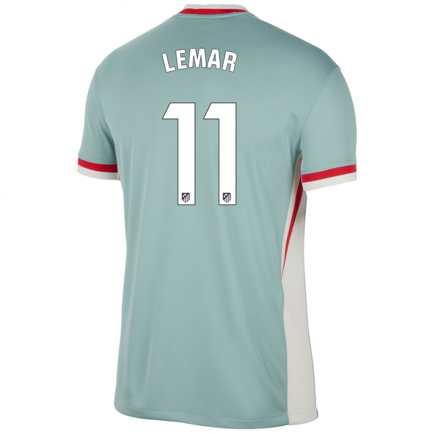 Niño Camiseta Thomas Lemar #11 Beige Claro Azul 2ª Equipación 2024/25 La Camisa Perú