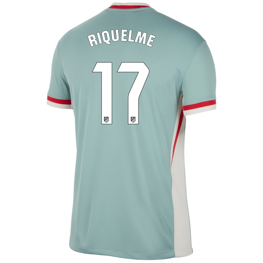 Niño Camiseta Rodrigo Riquelme #17 Beige Claro Azul 2ª Equipación 2024/25 La Camisa Perú