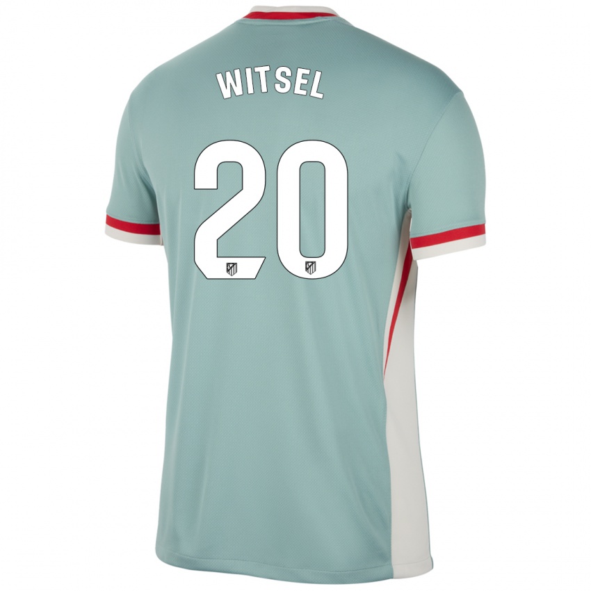 Niño Camiseta Axel Witsel #20 Beige Claro Azul 2ª Equipación 2024/25 La Camisa Perú