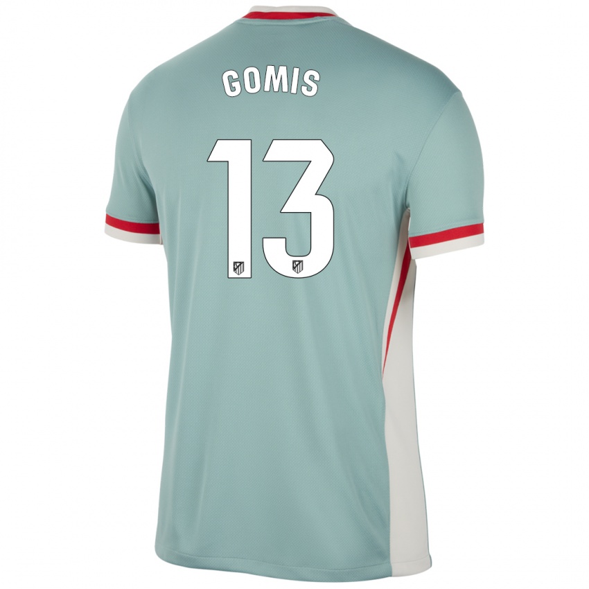 Niño Camiseta Antonio Gomis #13 Beige Claro Azul 2ª Equipación 2024/25 La Camisa Perú