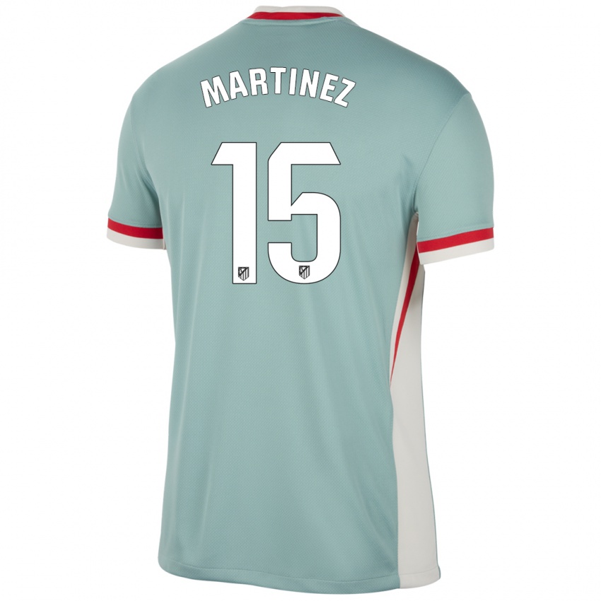 Niño Camiseta Daniel Martinez #15 Beige Claro Azul 2ª Equipación 2024/25 La Camisa Perú