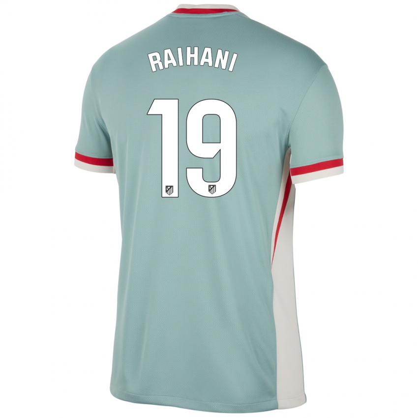 Niño Camiseta Abde Raihani #19 Beige Claro Azul 2ª Equipación 2024/25 La Camisa Perú