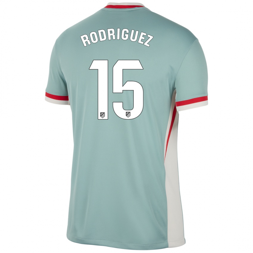 Niño Camiseta Cinta Rodríguez #15 Beige Claro Azul 2ª Equipación 2024/25 La Camisa Perú