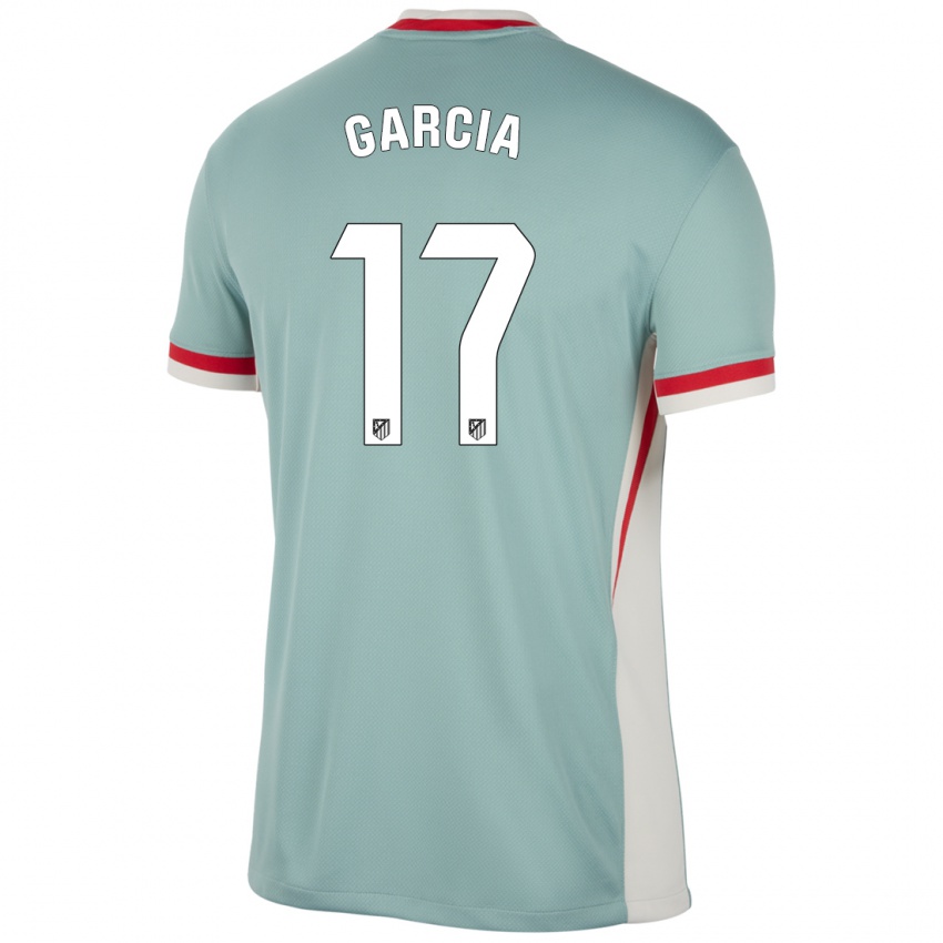 Niño Camiseta Gaby García #17 Beige Claro Azul 2ª Equipación 2024/25 La Camisa Perú