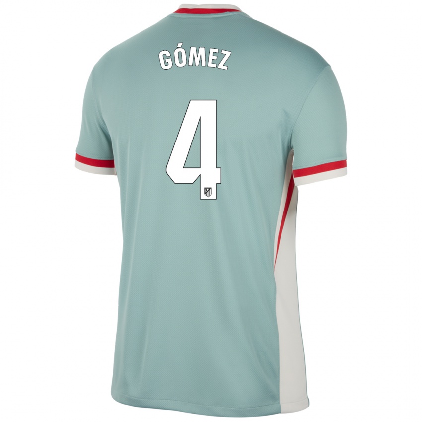 Niño Camiseta Mariano Gómez #4 Beige Claro Azul 2ª Equipación 2024/25 La Camisa Perú