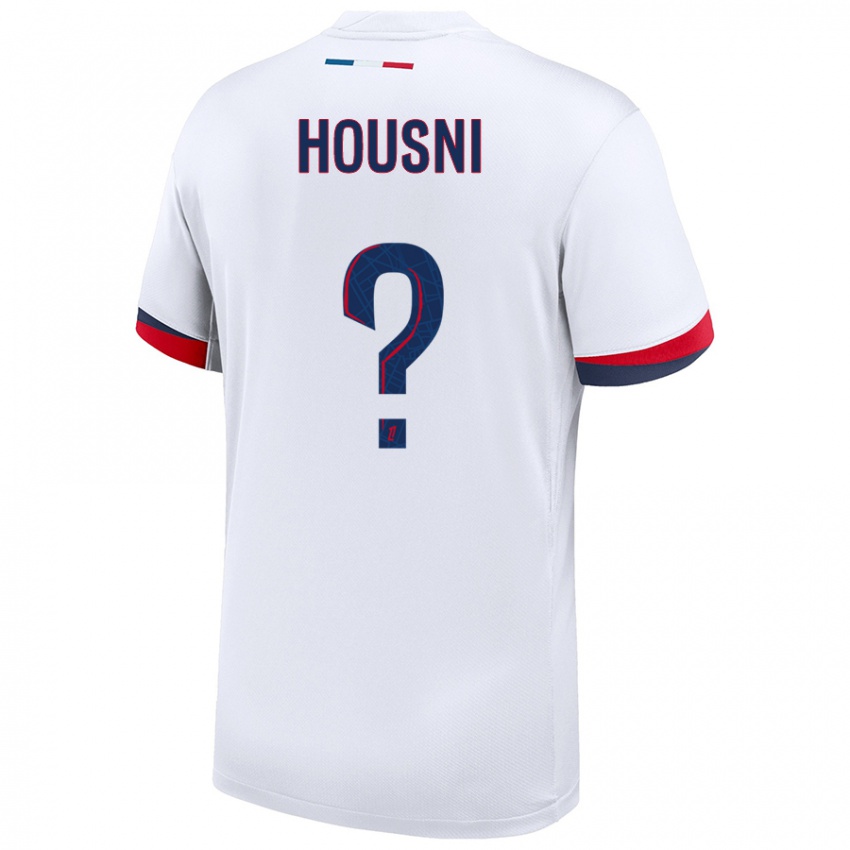 Niño Camiseta Ilyes Housni #0 Blanco Azul Rojo 2ª Equipación 2024/25 La Camisa Perú