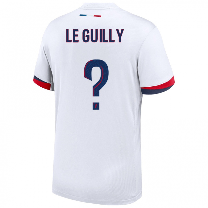 Niño Camiseta Eden Le Guilly #0 Blanco Azul Rojo 2ª Equipación 2024/25 La Camisa Perú