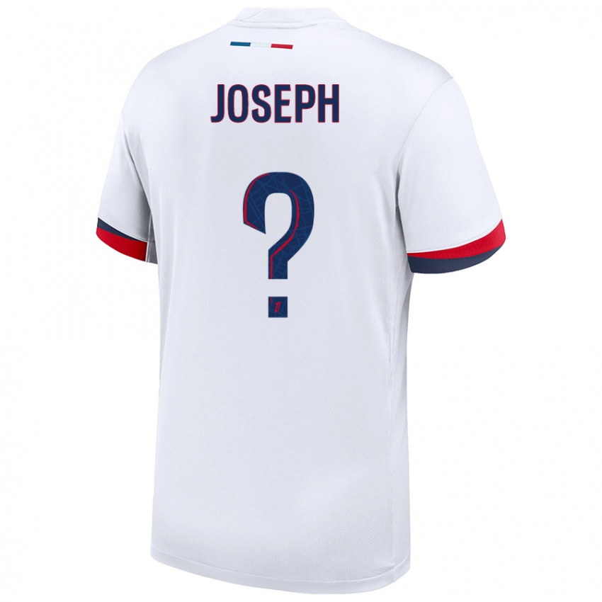 Niño Camiseta Amelie Joseph #0 Blanco Azul Rojo 2ª Equipación 2024/25 La Camisa Perú