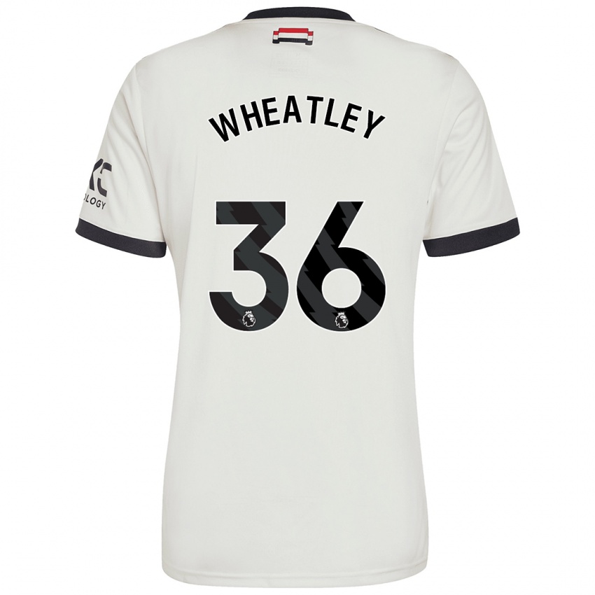 Niño Camiseta Ethan Wheatley #36 Blanquecino Equipación Tercera 2024/25 La Camisa Perú