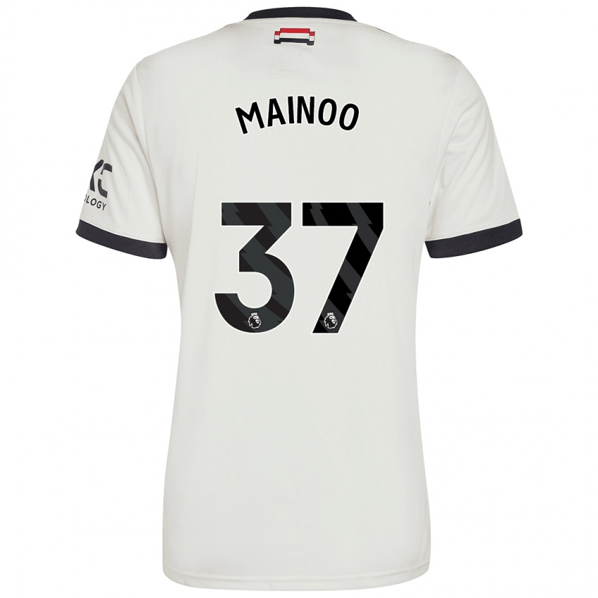 Niño Camiseta Kobbie Mainoo #37 Blanquecino Equipación Tercera 2024/25 La Camisa Perú