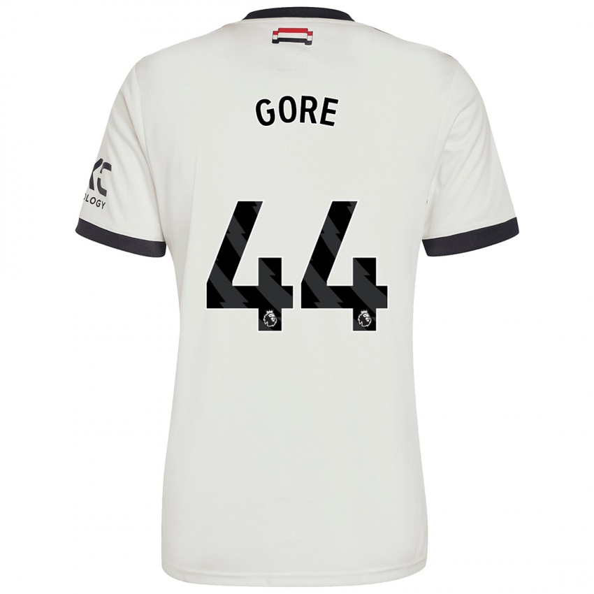 Niño Camiseta Daniel Gore #44 Blanquecino Equipación Tercera 2024/25 La Camisa Perú