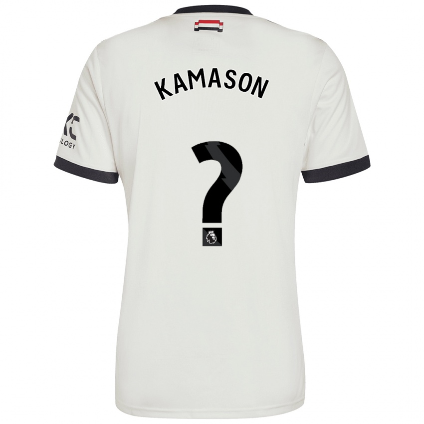 Niño Camiseta Jaydan Kamason #0 Blanquecino Equipación Tercera 2024/25 La Camisa Perú