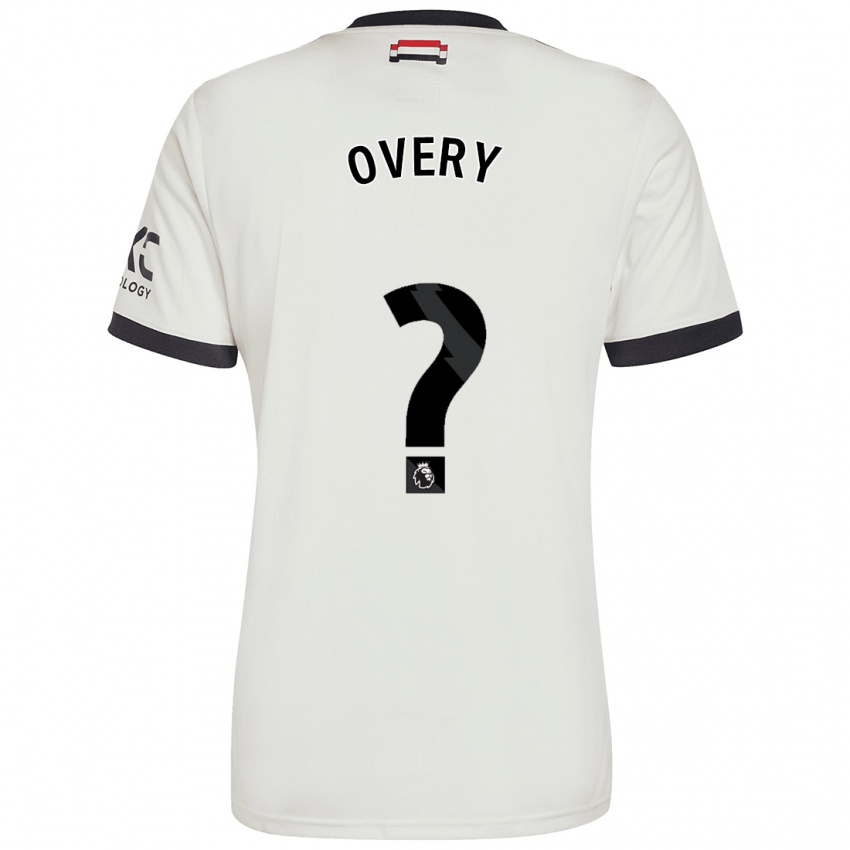 Niño Camiseta James Overy #0 Blanquecino Equipación Tercera 2024/25 La Camisa Perú