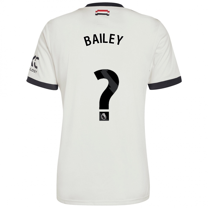 Niño Camiseta James Bailey #0 Blanquecino Equipación Tercera 2024/25 La Camisa Perú