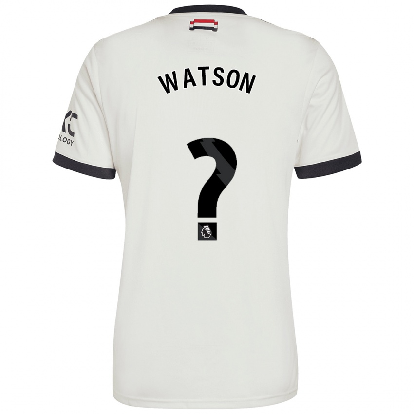 Niño Camiseta Jacob Watson #0 Blanquecino Equipación Tercera 2024/25 La Camisa Perú