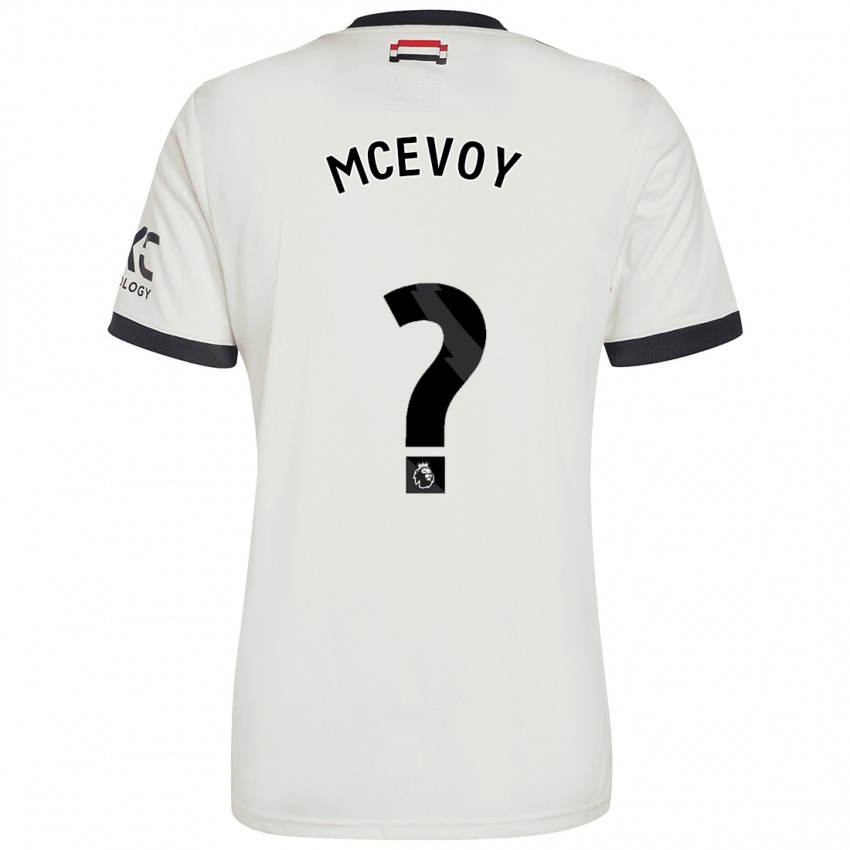 Niño Camiseta Jay Mcevoy #0 Blanquecino Equipación Tercera 2024/25 La Camisa Perú