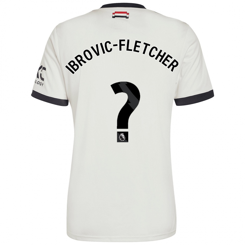 Niño Camiseta Edward Ibrovic-Fletcher #0 Blanquecino Equipación Tercera 2024/25 La Camisa Perú