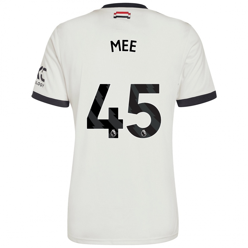 Niño Camiseta Dermot Mee #45 Blanquecino Equipación Tercera 2024/25 La Camisa Perú