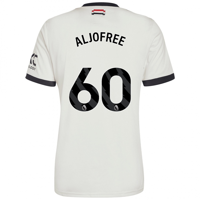 Niño Camiseta Sonny Aljofree #60 Blanquecino Equipación Tercera 2024/25 La Camisa Perú