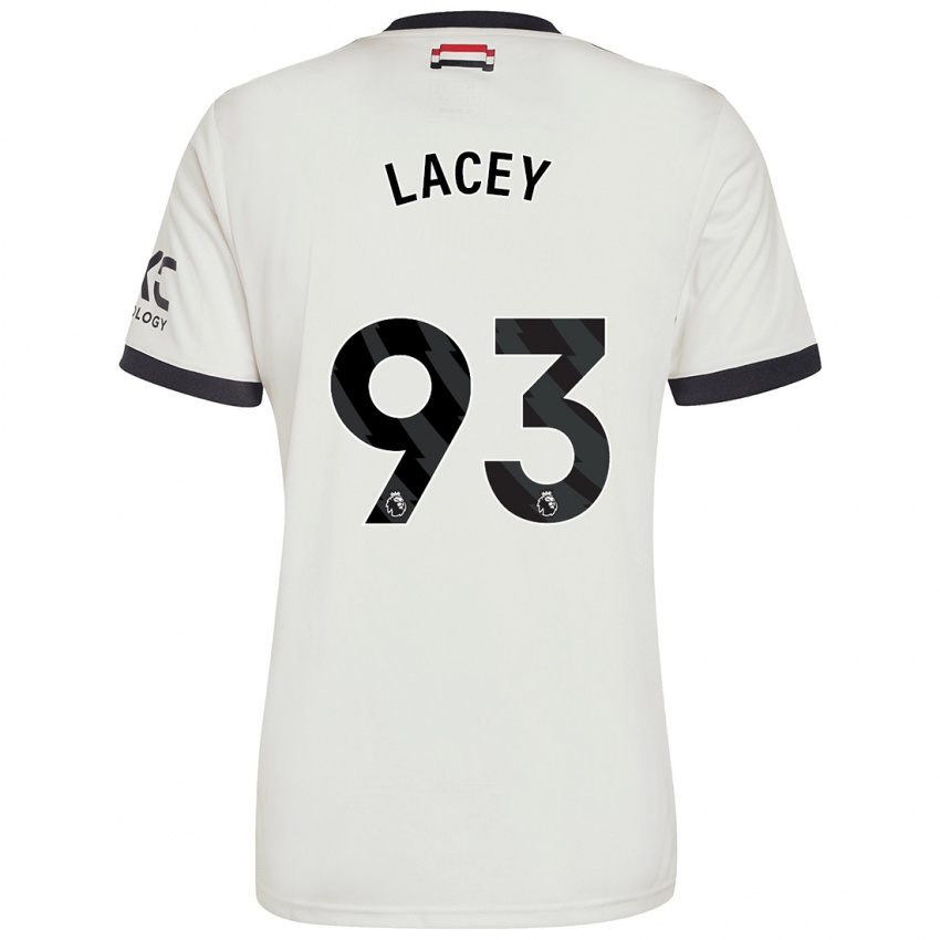 Niño Camiseta Shea Lacey #93 Blanquecino Equipación Tercera 2024/25 La Camisa Perú