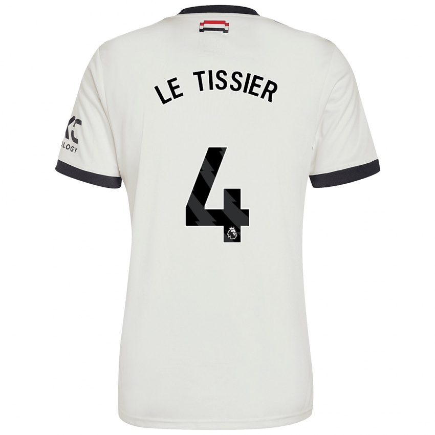 Niño Camiseta Maya Le Tissier #4 Blanquecino Equipación Tercera 2024/25 La Camisa Perú