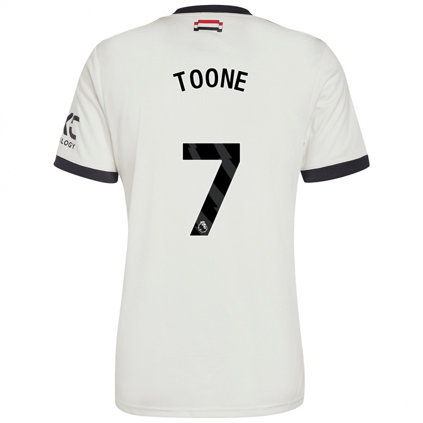 Niño Camiseta Ella Toone #7 Blanquecino Equipación Tercera 2024/25 La Camisa Perú