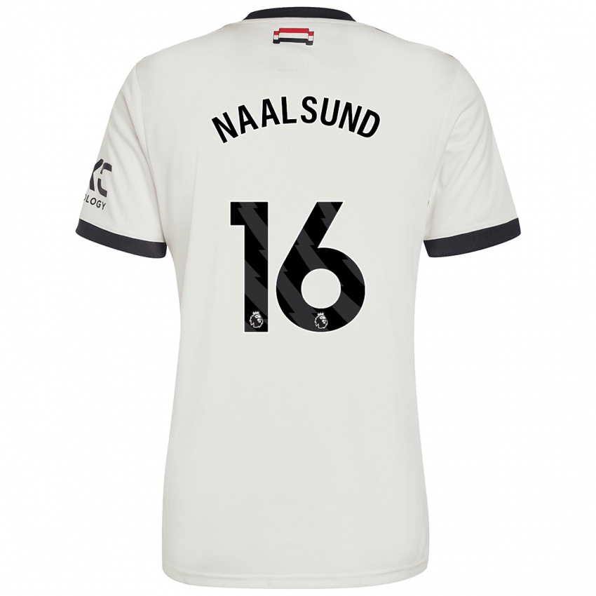 Niño Camiseta Lisa Naalsund #16 Blanquecino Equipación Tercera 2024/25 La Camisa Perú