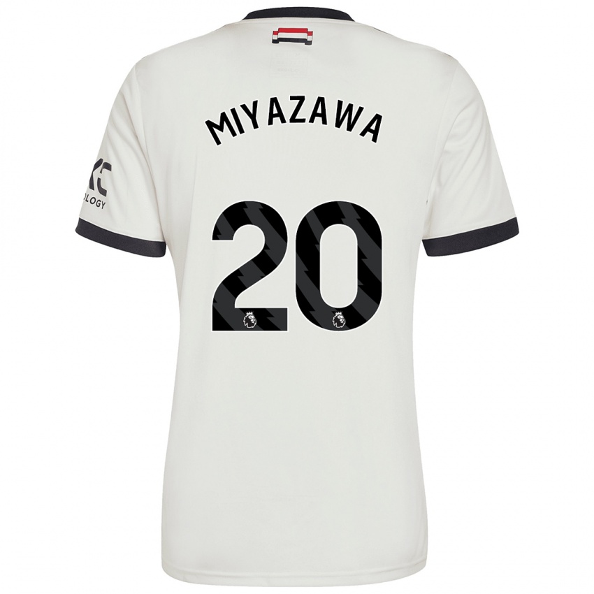 Niño Camiseta Hinata Miyazawa #20 Blanquecino Equipación Tercera 2024/25 La Camisa Perú