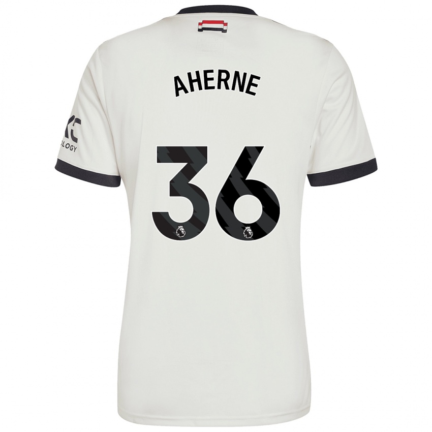 Niño Camiseta Alyssa Aherne #36 Blanquecino Equipación Tercera 2024/25 La Camisa Perú