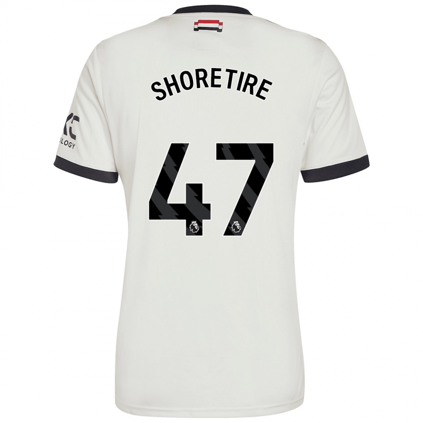 Niño Camiseta Shola Shoretire #47 Blanquecino Equipación Tercera 2024/25 La Camisa Perú