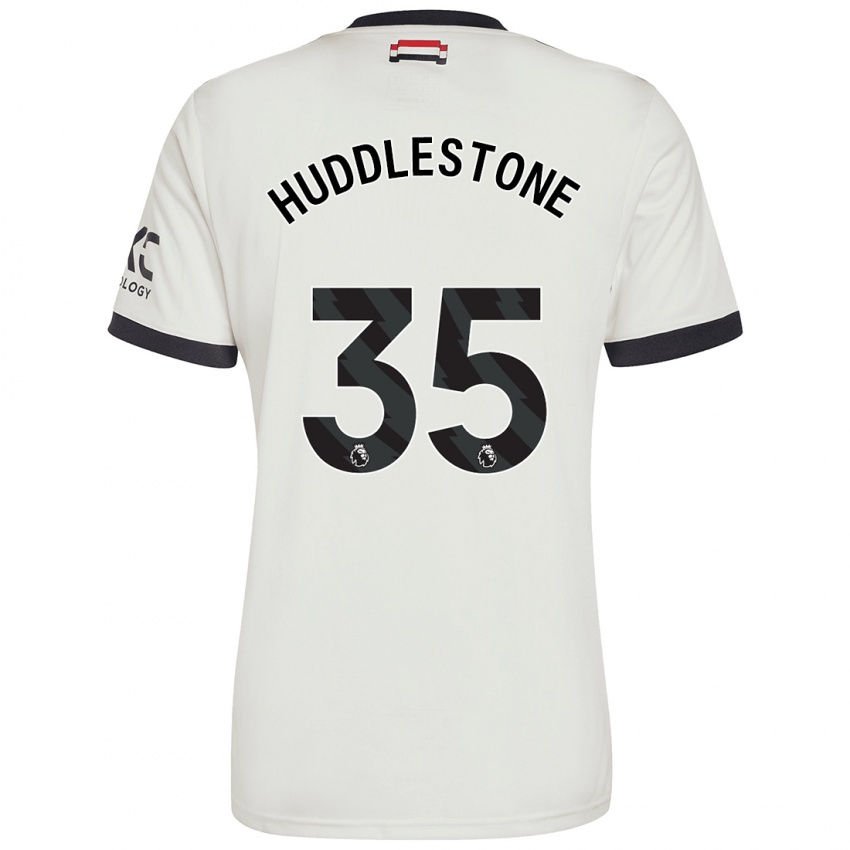 Niño Camiseta Tom Huddlestone #35 Blanquecino Equipación Tercera 2024/25 La Camisa Perú