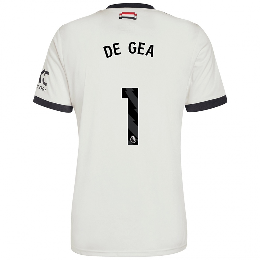 Niño Camiseta David De Gea #1 Blanquecino Equipación Tercera 2024/25 La Camisa Perú