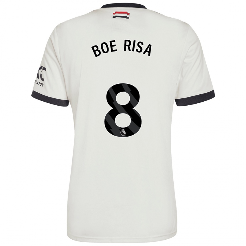 Niño Camiseta Vilde Boe Risa #8 Blanquecino Equipación Tercera 2024/25 La Camisa Perú