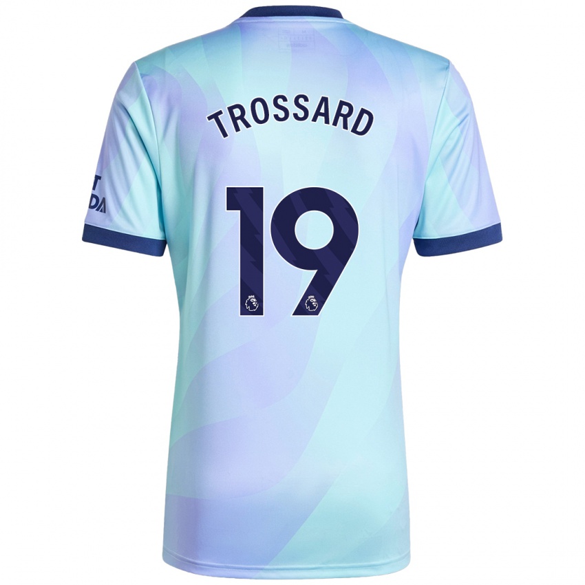 Niño Camiseta Leandro Trossard #19 Agua Equipación Tercera 2024/25 La Camisa Perú