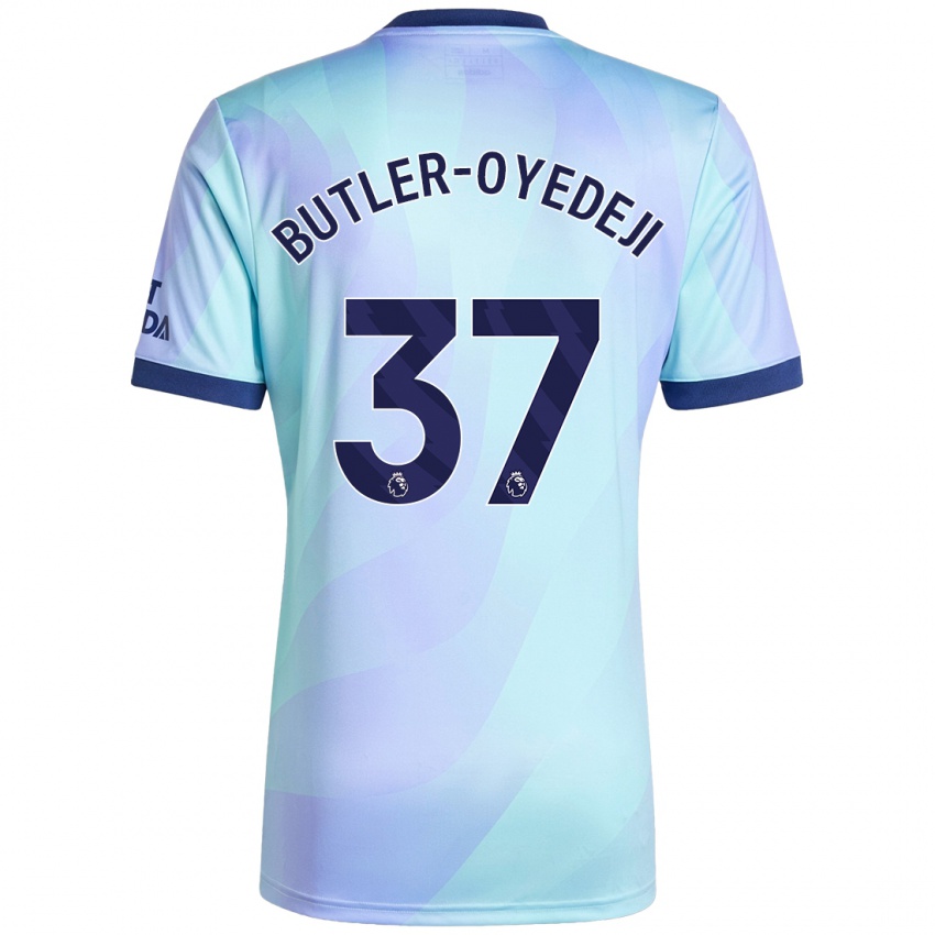 Niño Camiseta Nathan Butler-Oyedeji #37 Agua Equipación Tercera 2024/25 La Camisa Perú