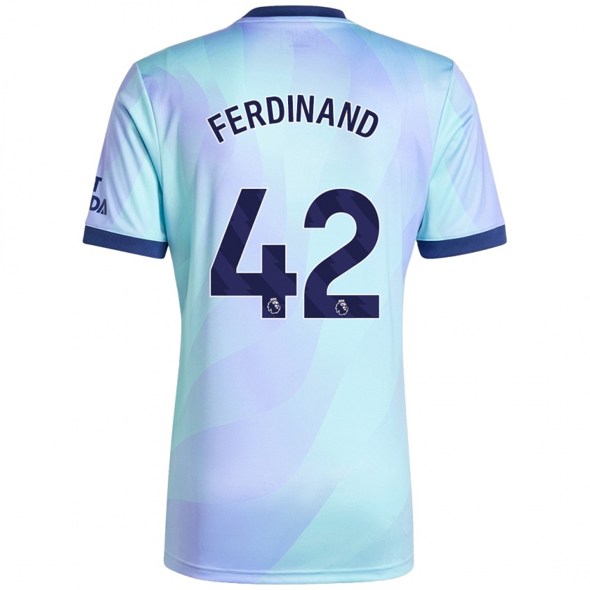 Niño Camiseta Seb Ferdinand #42 Agua Equipación Tercera 2024/25 La Camisa Perú