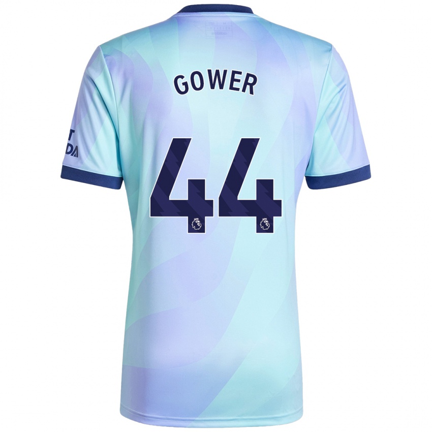 Niño Camiseta Jimi Gower #44 Agua Equipación Tercera 2024/25 La Camisa Perú