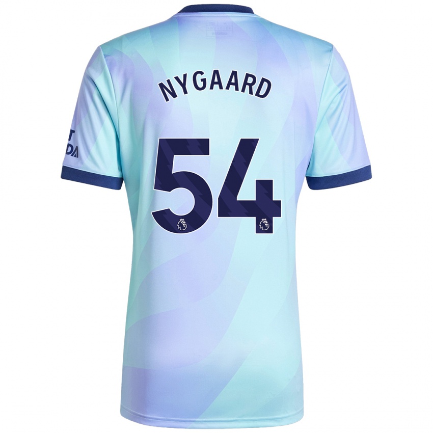 Niño Camiseta Lucas Nygaard #54 Agua Equipación Tercera 2024/25 La Camisa Perú