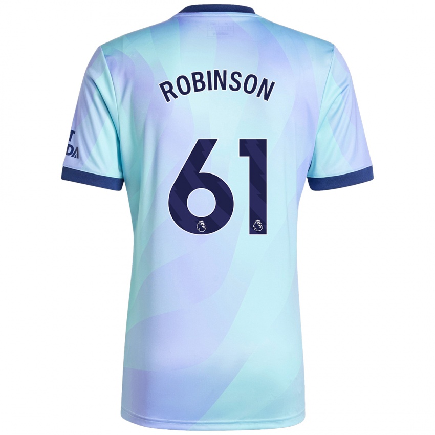 Niño Camiseta Josh Robinson #61 Agua Equipación Tercera 2024/25 La Camisa Perú