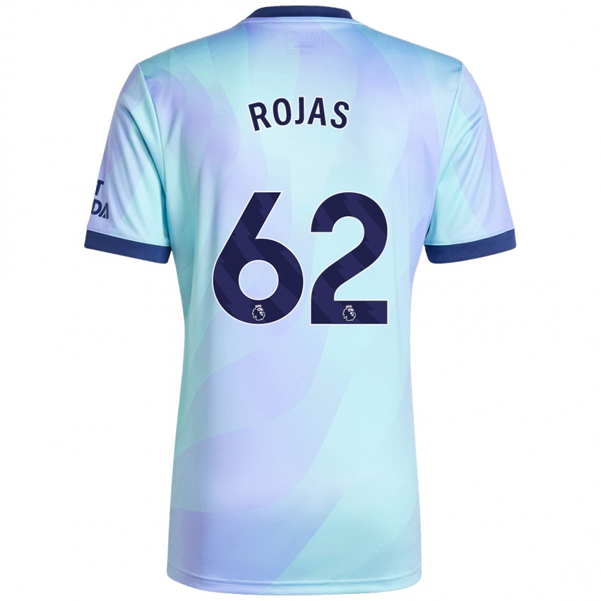 Niño Camiseta Alexei Rojas #62 Agua Equipación Tercera 2024/25 La Camisa Perú