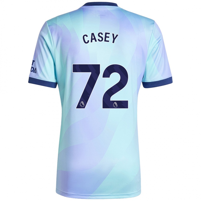 Niño Camiseta Dan Casey #72 Agua Equipación Tercera 2024/25 La Camisa Perú