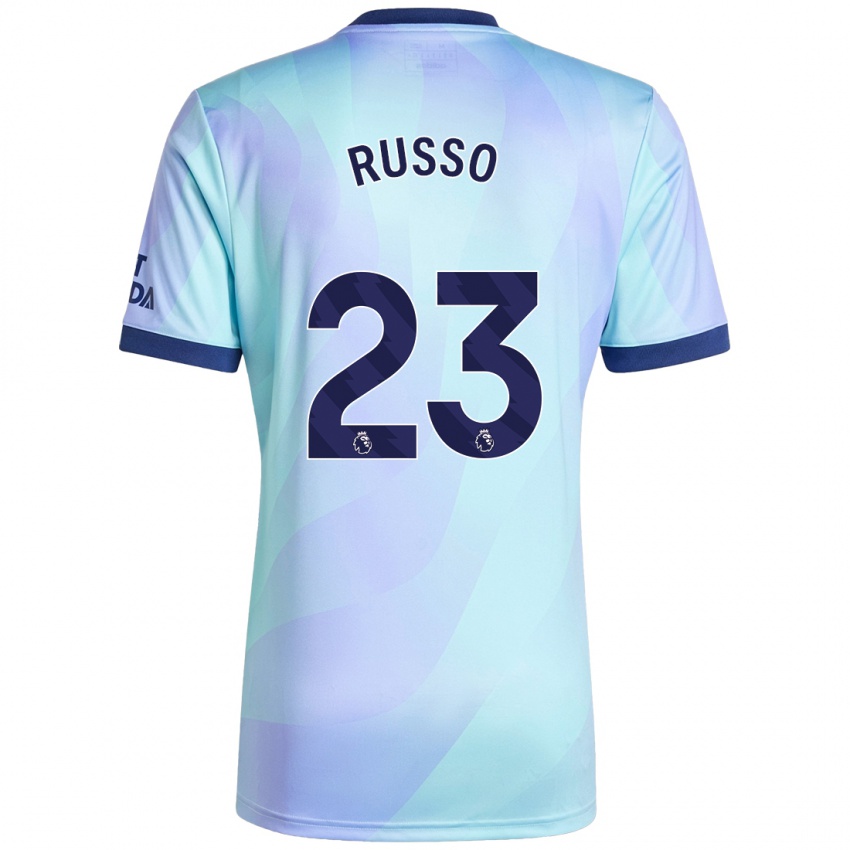 Niño Camiseta Alessia Russo #23 Agua Equipación Tercera 2024/25 La Camisa Perú