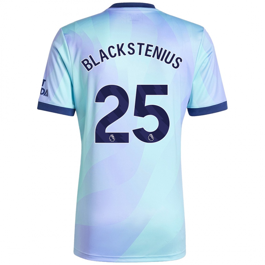 Niño Camiseta Stina Blackstenius #25 Agua Equipación Tercera 2024/25 La Camisa Perú