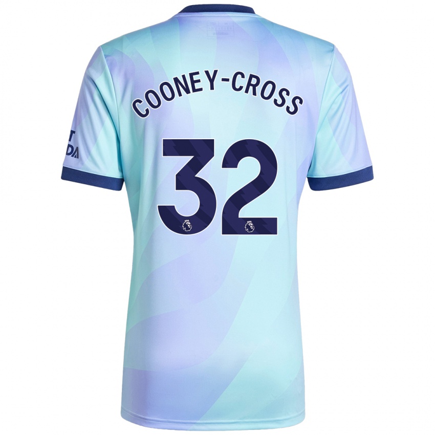 Niño Camiseta Kyra Cooney-Cross #32 Agua Equipación Tercera 2024/25 La Camisa Perú